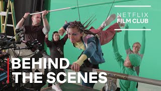 Behind the Scenes with Tom Felton and cast | A Babysitter's Guide to Monster Hunting | Netflix