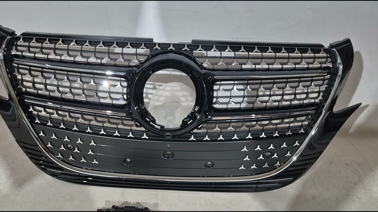 Mercedes Vito/V-class W447 2014- гг. Передняя решетка AMG-Line (2024+) Video 1