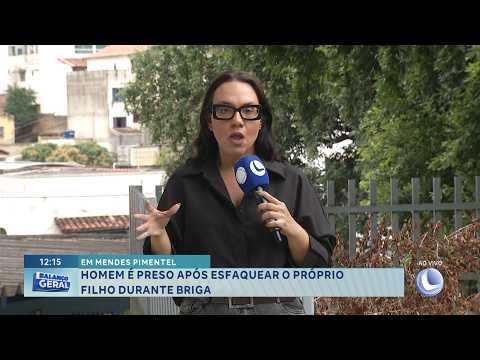 Em Mendes Pimentel: Homem é preso após esfaquear o próprio filho durante briga.