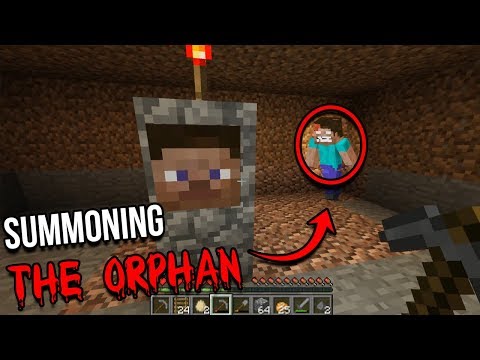 Summoning THE ORPHAN in the Minecraft Orphanage Seed (WARNING: SCARY)
