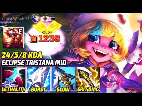 NEW INSANE TRISTANA MID BUILD DELETES 100-0 LIKE AN ASSASSIN | League of Legends