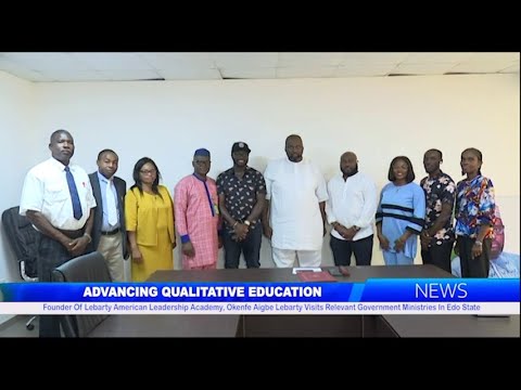 Okenfe Aigbe Libarty Visits Relevant Government Ministries In Edo State