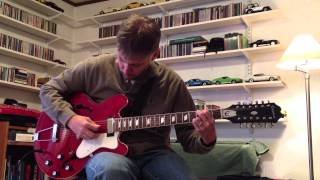 Video thumbnail for Epiphone Riviera 12-String Cherry, Part1 by Brad Dietz Music
