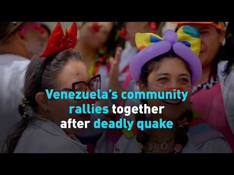 Venezuelan community rallies after quake