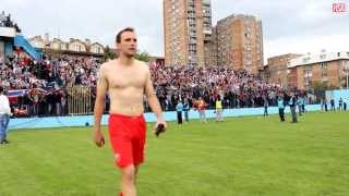preview picture of video 'Vozdovac - Crvena zvezda 1:0, napusavanje igraca posle utakmice'