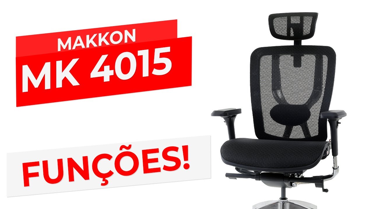 Cadeira Presidente MK-4015 - Funcionalidades - Makkon
