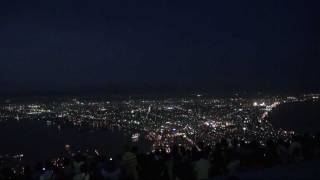 preview picture of video 'Night view of Hakodate 函館の夕景から夜景'