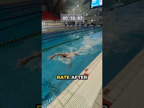 I swim a 50 freestyle every week until the year is done (Week 19) #swimming #swimfaster #freestyle