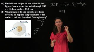 Torque On a Pulley Example