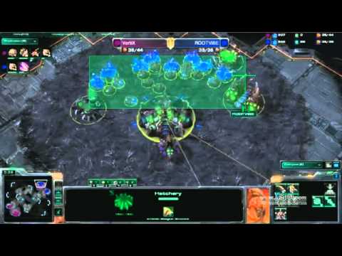 SC2 Finals Group B VortiX vs ViBE ZvZ Game 2 BNet World Championship 2012 StarCraft 2