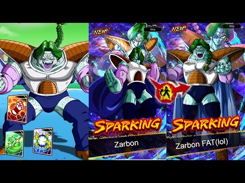 Transforming zarbon! MOVESET | Dragon Ball Legends