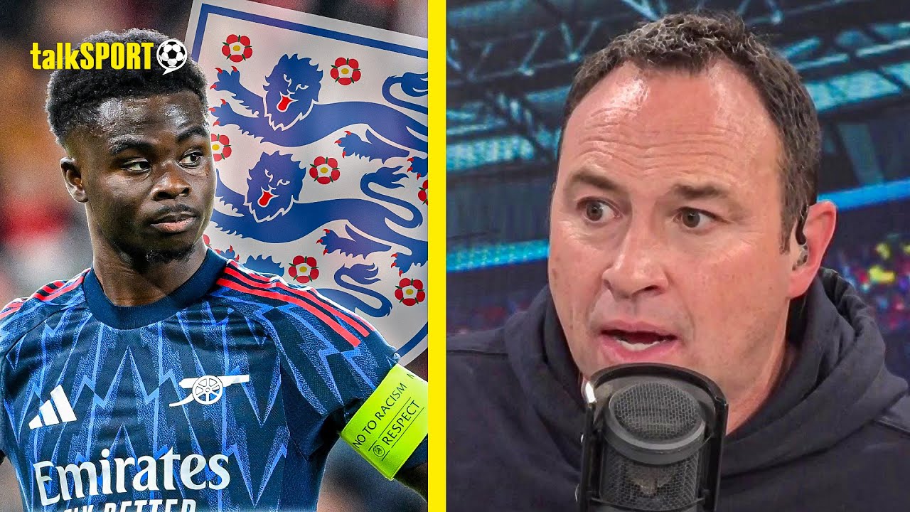 "REALLY CRUCIAL!" Jason Cundy claims Bukayo Saka MUST SHOW MORE to keep his place in England XI!
