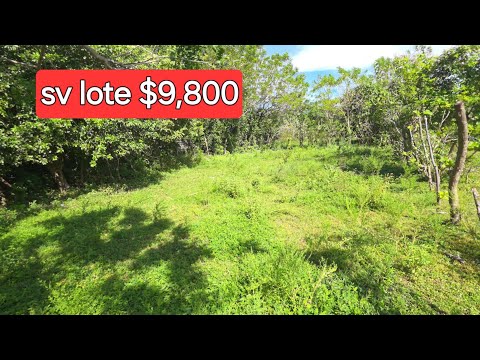 SV lote $9,800 en santa cruz porrillo, tecoluca san Vicente, a 30 mint aeropuerto 