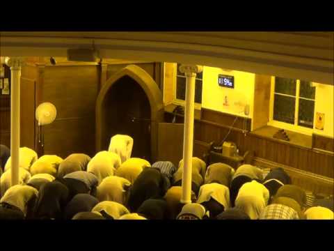 Isha + Taraweeh + Witr at City Mosque Preston 27th Ramadan 2015. 1436 AH