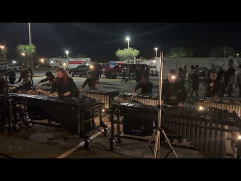 Infinity Percussion 2022 - Front Ensemble In the Lot - FFCC University High School