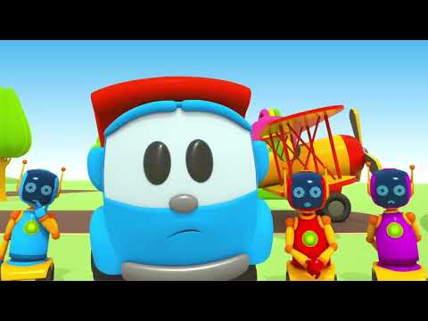 Leo the Truck and Street Vehicles. Car Cartoons for Kids