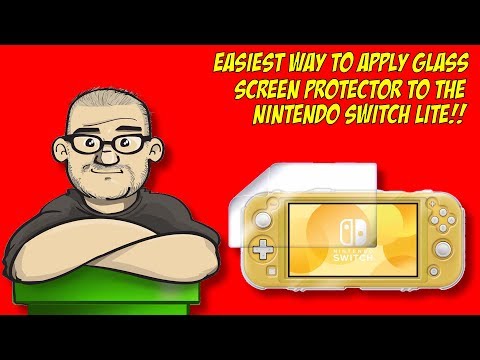 Applying a Glass Screen Protector to your Nintendo Switch Lite | Nintendo Guru Daily