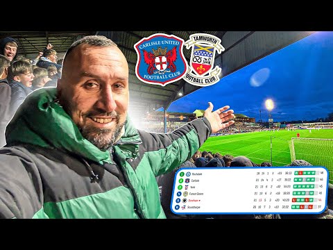 CRAZY SCENES AS CARLISLE UNITED BEAT TAMWORTH! 