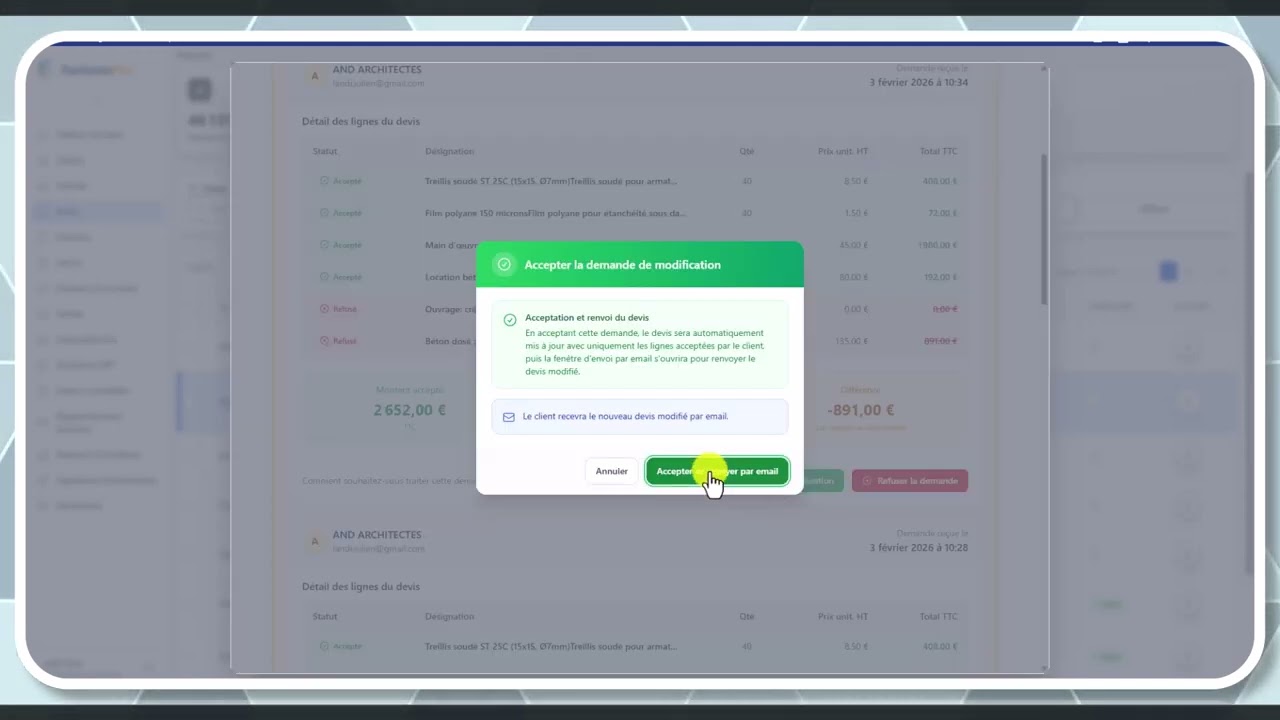 Tutoriel vidéo : Signature électronique des devis — Formation FacturesPro