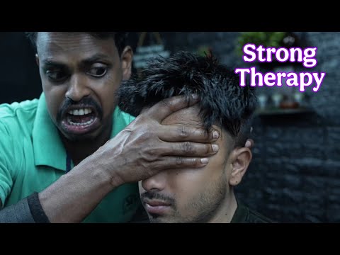 Experience Strong Wrist Barber's ASMR Head Massage : Unwind and Sleep Tight | ASMR Tapping Therapy