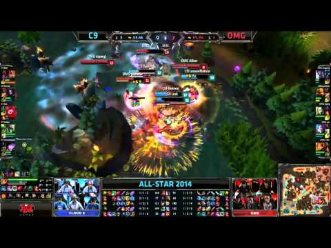 C9 Meteos Elise VS OMG Xiyang Orianna Highlights   Allstars Paris 2014 MUST SEE