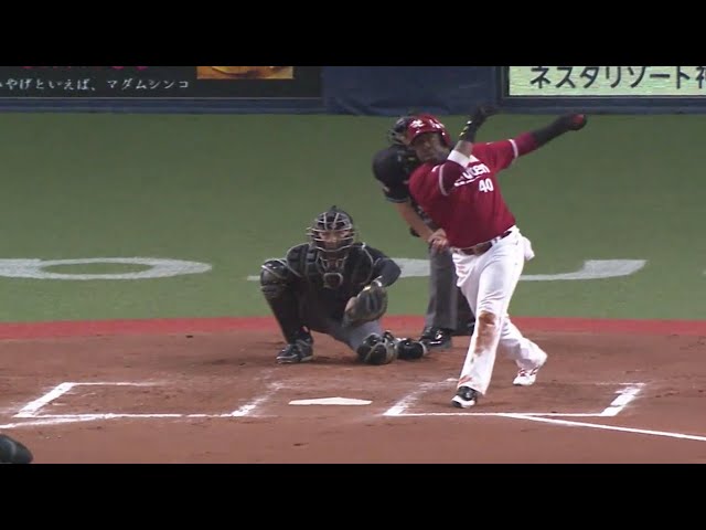 【8回表】まだ諦めない!! イーグルス・ウィーラー 反撃のバックスクリーン弾!! 2019/9/14 B-E