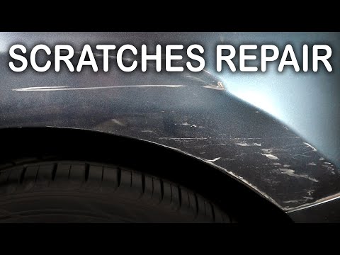 How to remove scratches from paint | Car paint scratches repair | Turtle Wax Rubbing compound
