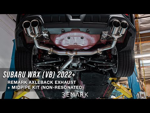 REMARK Subaru WRX (VB) 2022+ - Axleback Exhaust + Midpipe Kit System