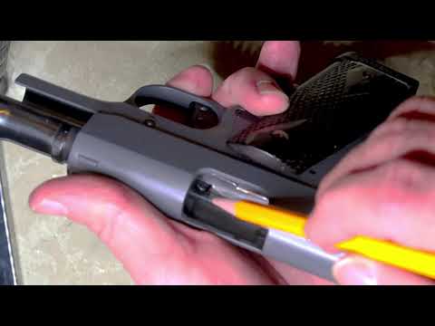 1911 Pistol Slide Stop Problem Diagnosis