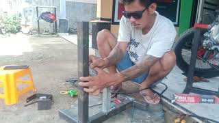 Download lagu Tutorial | Pembuatan gantungan mesin | Engine Stand | Universal | Tiger, Scorpio mp3