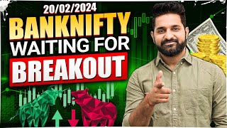 Banknifty Waiting For Breakout | 20-feb | Theta Gainers  | English Subtitle