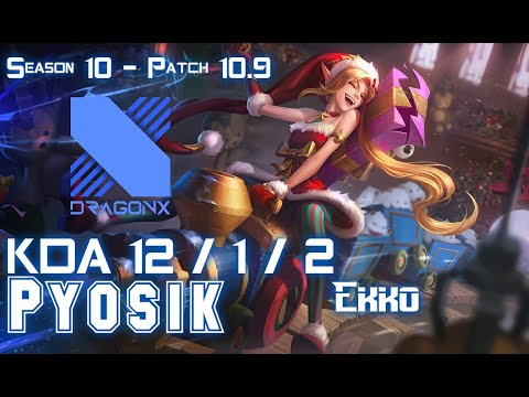 DRX Pyosik EKKO vs TRUNDLE Jungle - Patch 10.9 KR Ranked