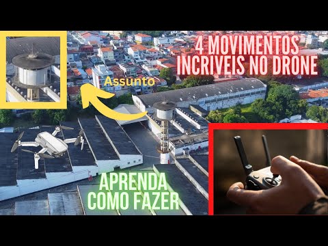 COMO Fazer 4 MOVIMENTOS Cinematográficos Incríveis com o DRONE  Curso de pilotagem   DJI MINI SE