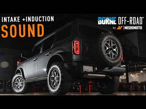 Recording the Sounds of our Ford Bronco 2.7L Air Intake & Snorkel!