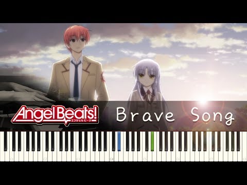 「Brave Song」Angel Beats! Full ED (Piano Tutorial + Sheets) ピアノ楽譜付き Video
