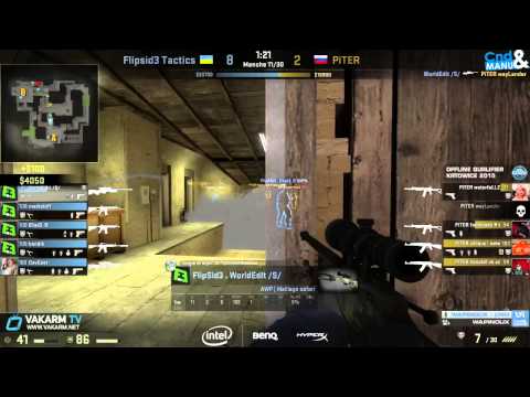 ESL One Katowice - Qualifier Offline 2015 - Groupe A - PiTER vs Flipsid3