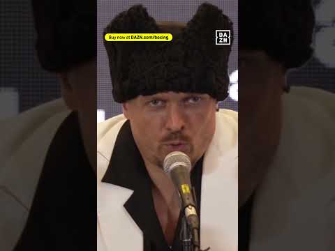 🐎 Oleksandr Usyk and Don Charles go back-and-forth #shorts