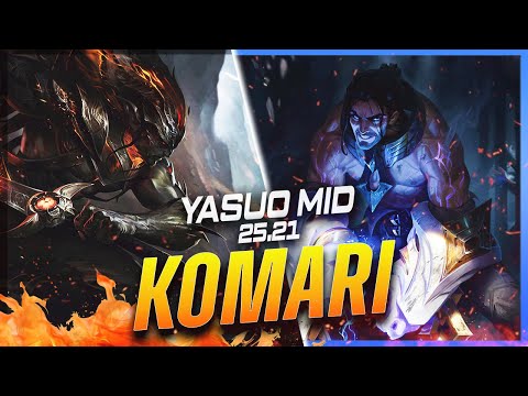 Komari - Yasuo vs Sylas MID Patch 25.21 - Grandmaster Yasuo Gameplay