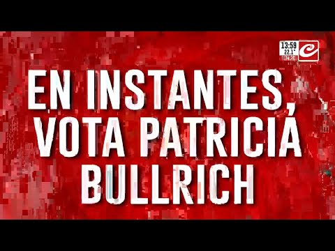 Elecciones Legislativas 2025: Así vota Patricia Bullrich