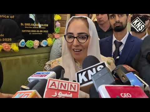 J&K Waqf Board Chairperson and Minister of State Dr Syed Darakhshan Andrabi...