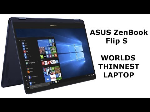 DuB-EnG: ASUS ZenBook Flip S unbox review thinnest laptop 2in1 tablet stylus pro ipad UX370UA 13.3