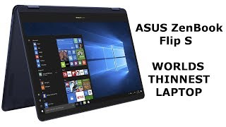 DuB-EnG: ASUS ZenBook Flip S unbox review thinnest laptop 2in1 tablet stylus pro ipad UX370UA 13.3
