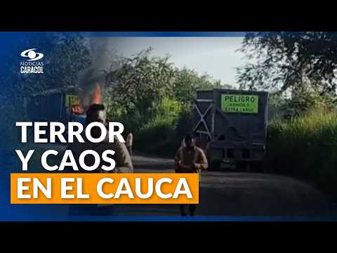 Ataque en la vía Panamericana, en Cauca, deja seis personas heridas, entre ellas un menor