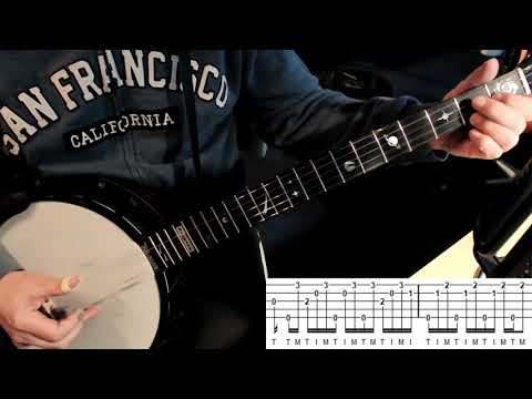 Bluegrass Banjo Licks - Lead in Lick to C Chord