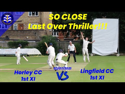WHAT A GAME... Right To The Wire!! Fullers Premiership Cricket Highlights Horley CC vs Lingfield CC
