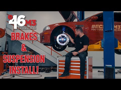 E46 M3 Sweepstakes Build - Installing New StopTech Brakes & Bilstein Coilovers