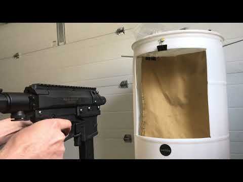 Valken M17 with ridiculously short barrel demo.