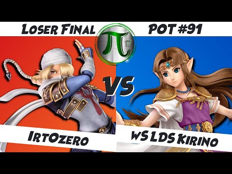 [POT #91] - LF - GD | Irt0zero (Sheik) VS wS | LDS | Kirino (Zelda)