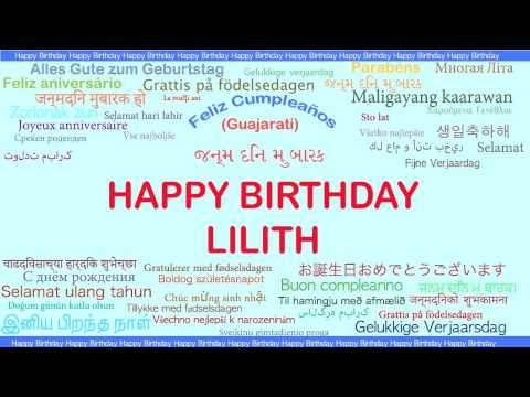 Lilith   Languages Idiomas - Happy Birthday