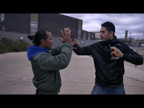 How to use 6 count double stick drill for self defence.